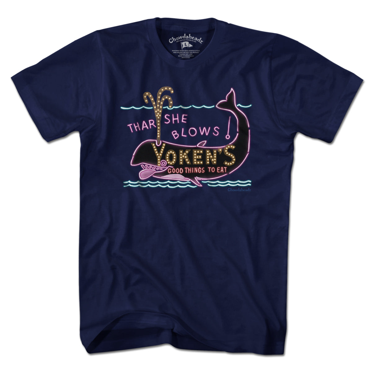 Yoken's Neon Sign T-Shirt - Chowdaheadz