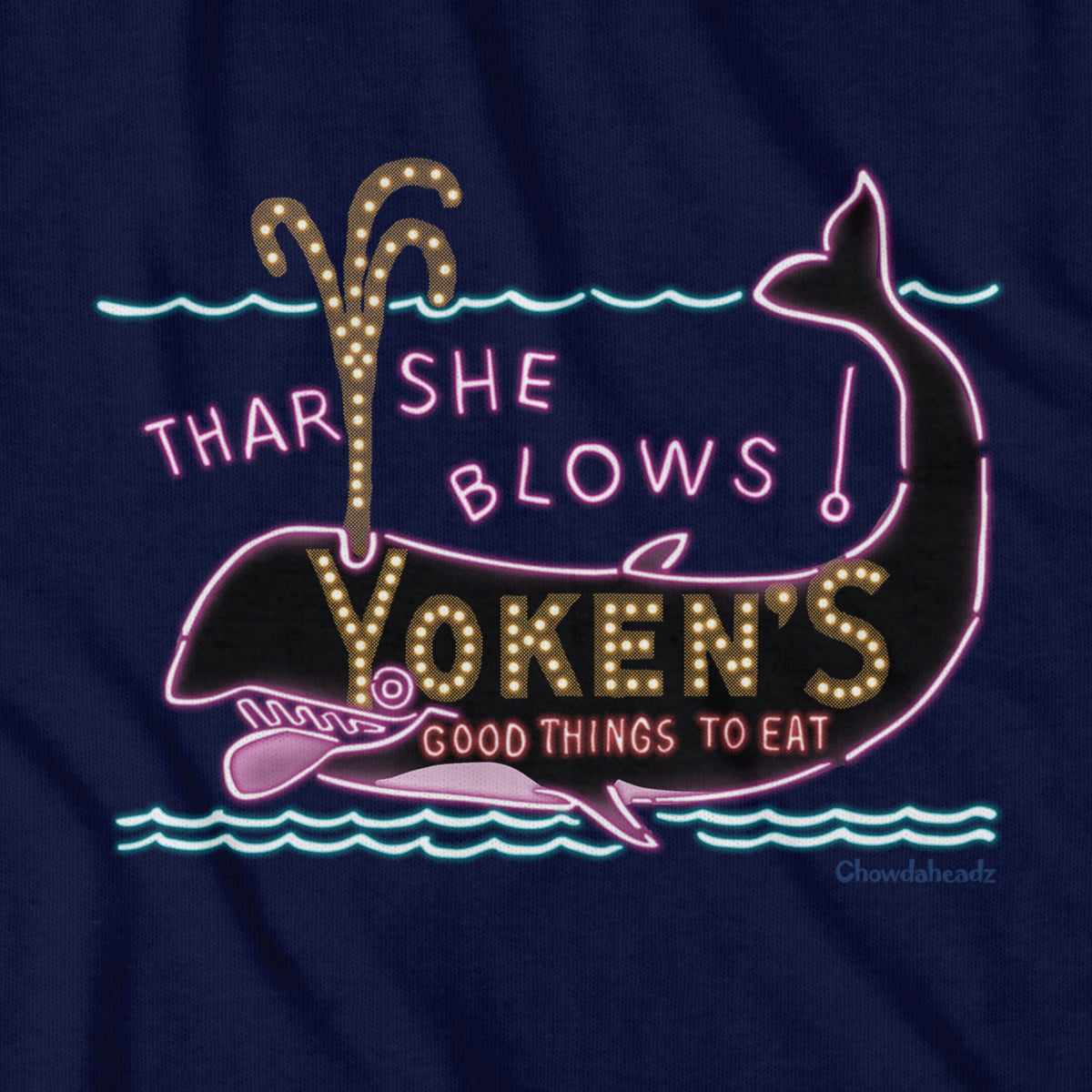 Yoken's Neon Sign T-Shirt - Chowdaheadz