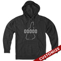 Custom New Hampshire Zip Code Hoodie - Chowdaheadz