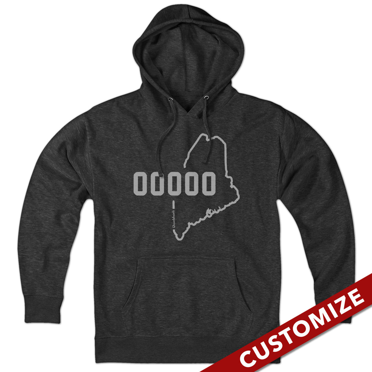Custom Maine Zip Code Hoodie Chowdaheadz
