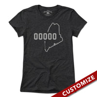 Custom Maine Zip Code T-Shirt - Chowdaheadz