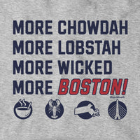 More Boston Icons Hoodie - Chowdaheadz
