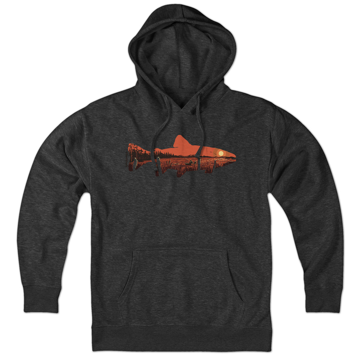 Sunset Trout Hoodie - Chowdaheadz
