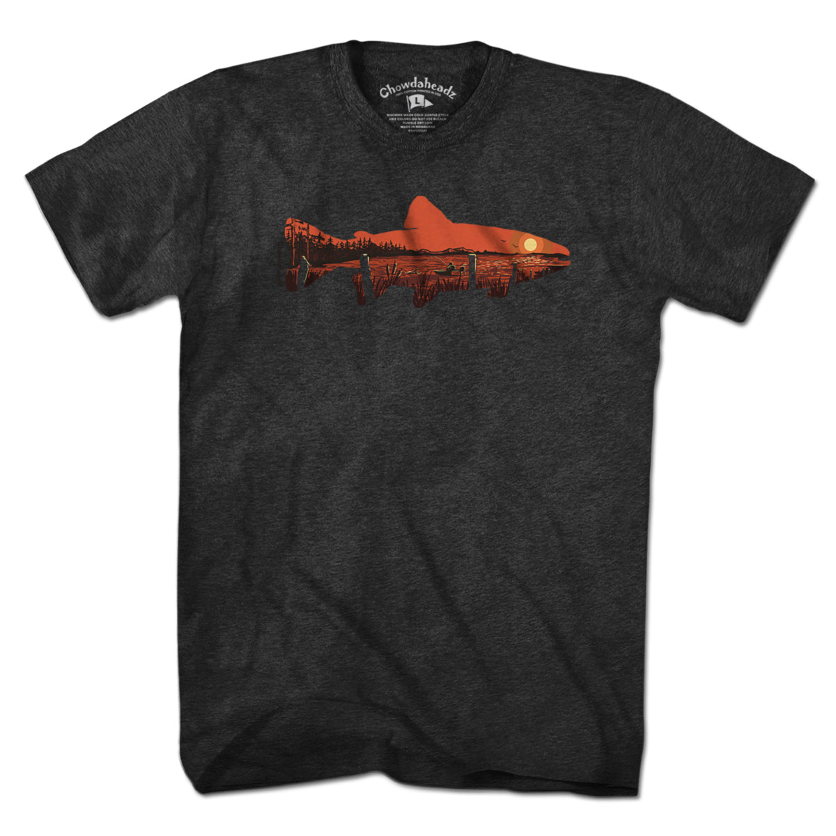 Sunset Trout T-Shirt - Chowdaheadz