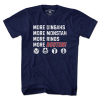 More Boston Baseball Icons T-Shirt - Chowdaheadz