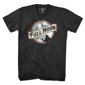 Full Moon Werewolf Label T-Shirt - Chowdaheadz
