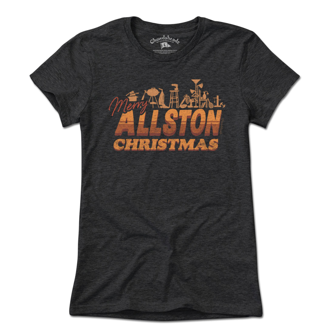 Allston Christmas Logo T-Shirt - Chowdaheadz