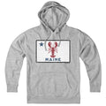 Maine Lobster Flag Hoodie - Chowdaheadz