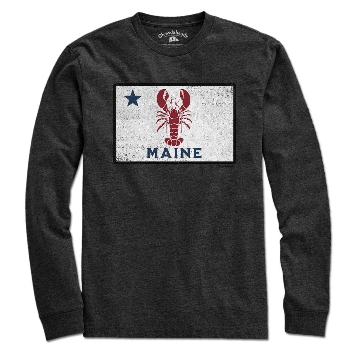 Maine Lobster Flag T-shirt - Chowdaheadz