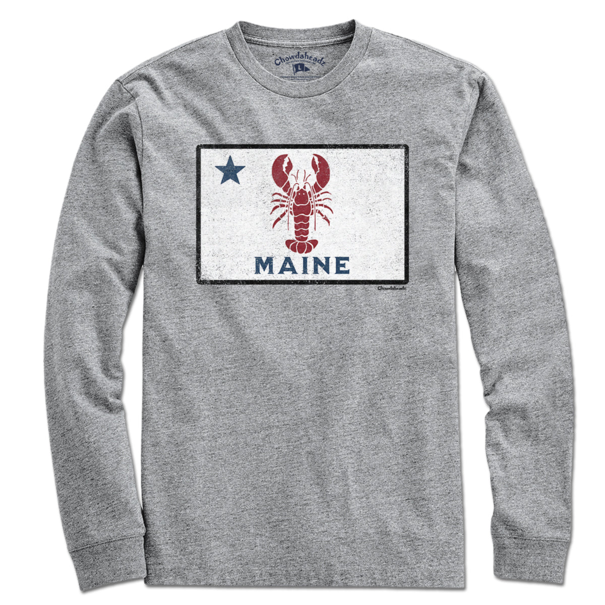 Maine Lobster Flag T-shirt - Chowdaheadz