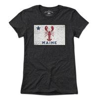 Maine Lobster Flag T-shirt - Chowdaheadz
