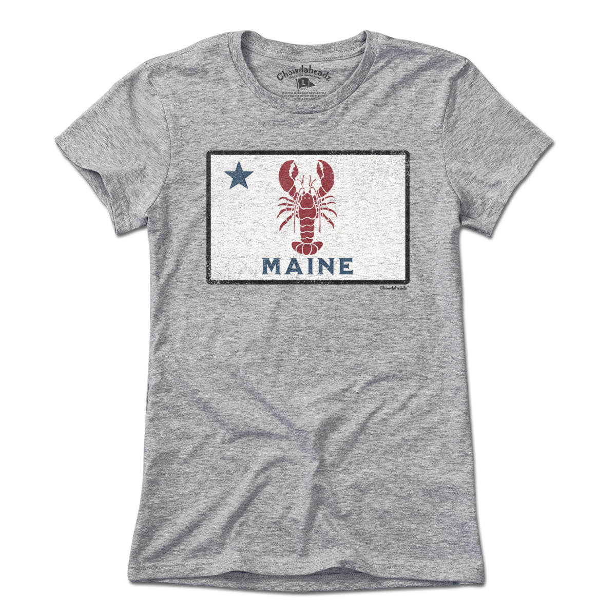 Maine Lobster Flag T-shirt - Chowdaheadz