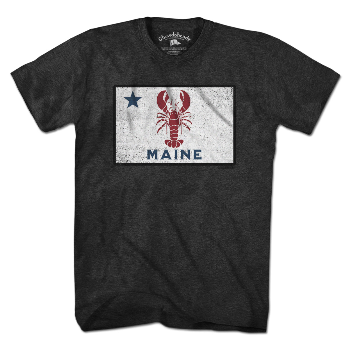 Maine Lobster Flag T-shirt - Chowdaheadz