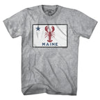 Maine Lobster Flag T-shirt - Chowdaheadz