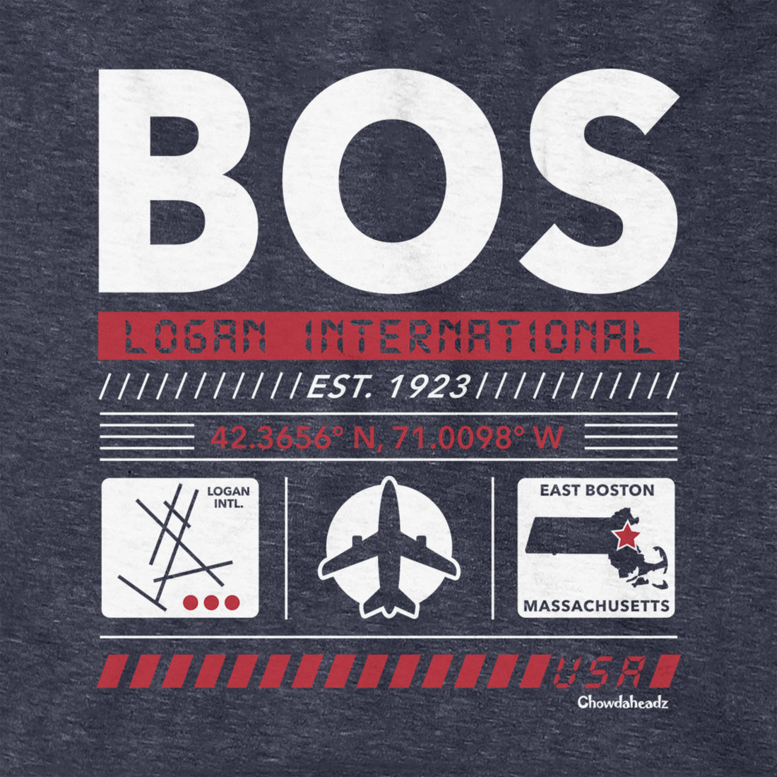 BOS Airport Code Hoodie Chowdaheadz bos-airport-code-hoodie-chowdaheadz