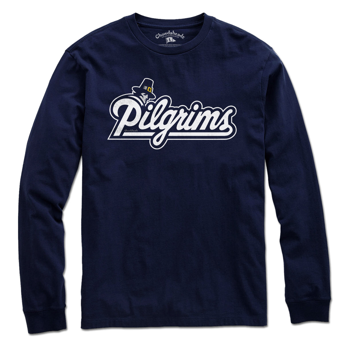 Pilgrims Logo T-Shirt - Chowdaheadz
