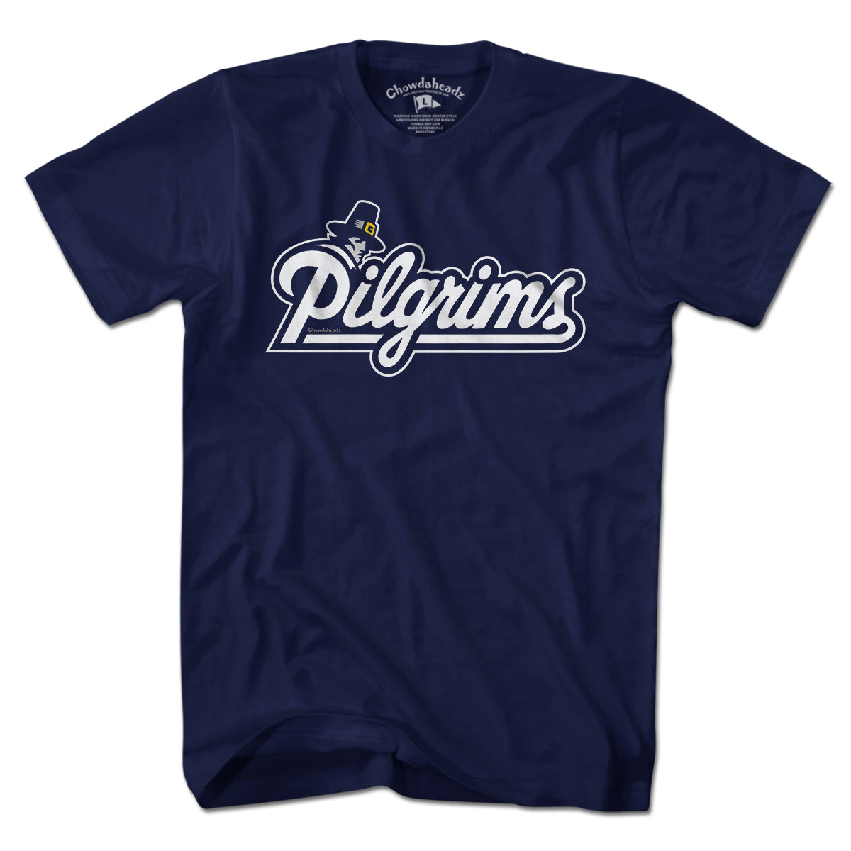 Pilgrims Logo T-Shirt - Chowdaheadz
