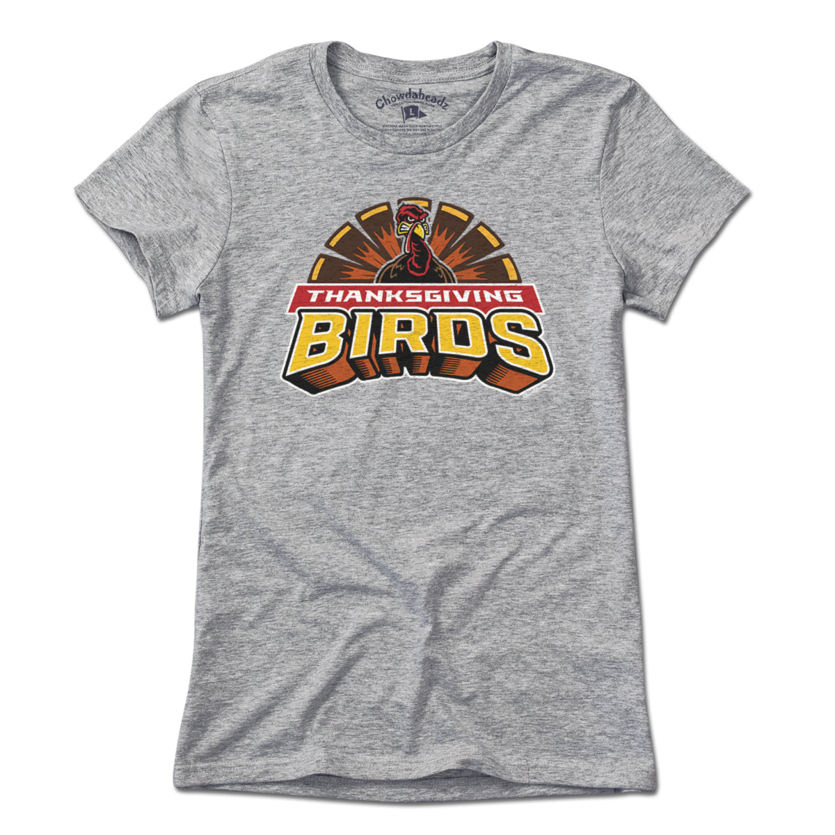 Thanksgiving Birds Logo T-Shirt - Chowdaheadz