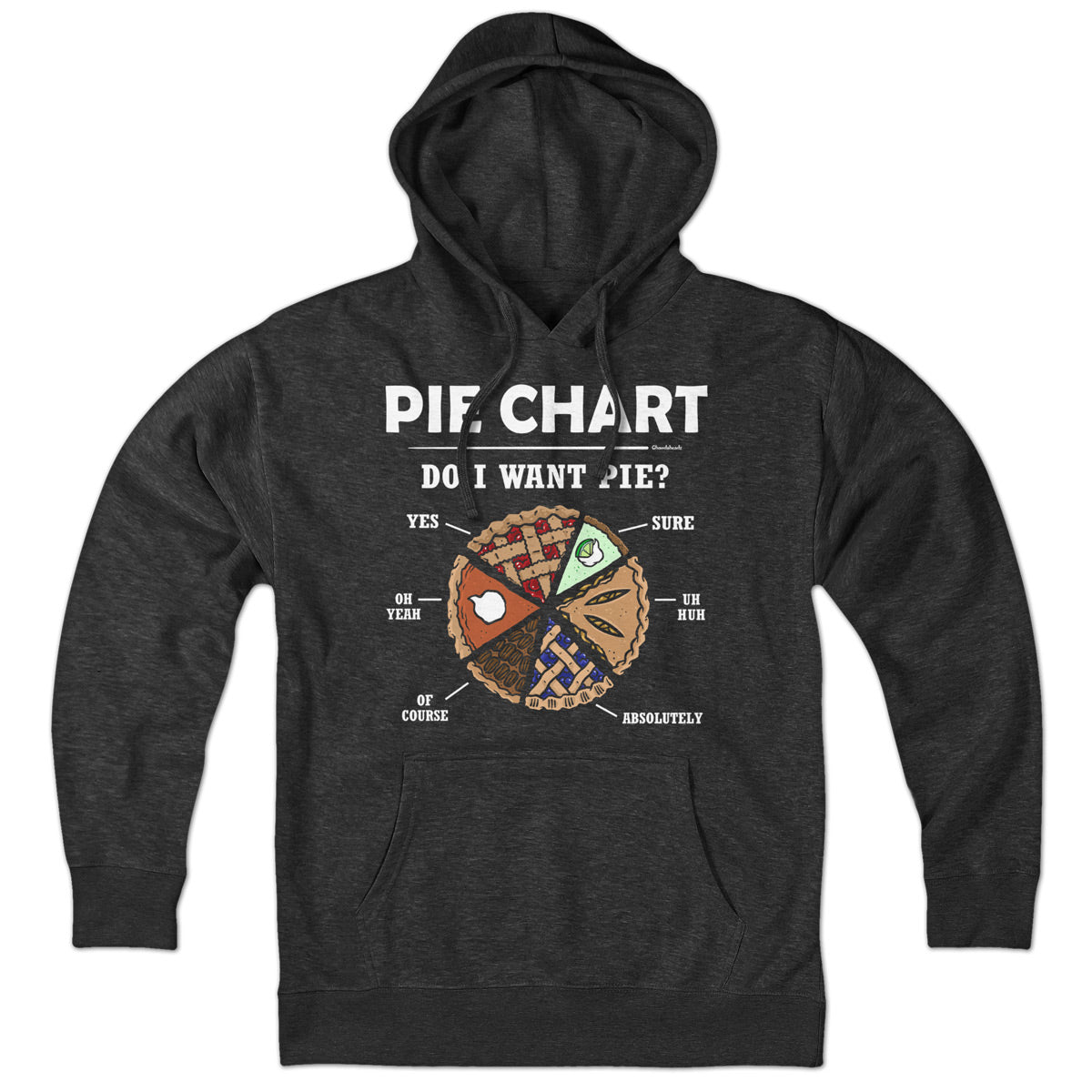 Pie Chart Hoodie - Chowdaheadz