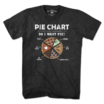 Pie Chart T-Shirt - Chowdaheadz