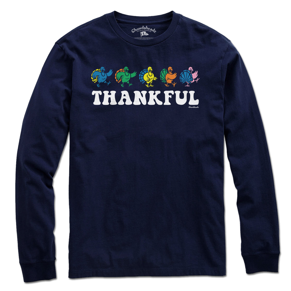 Thankful Dancing Turkeys T-Shirt - Chowdaheadz