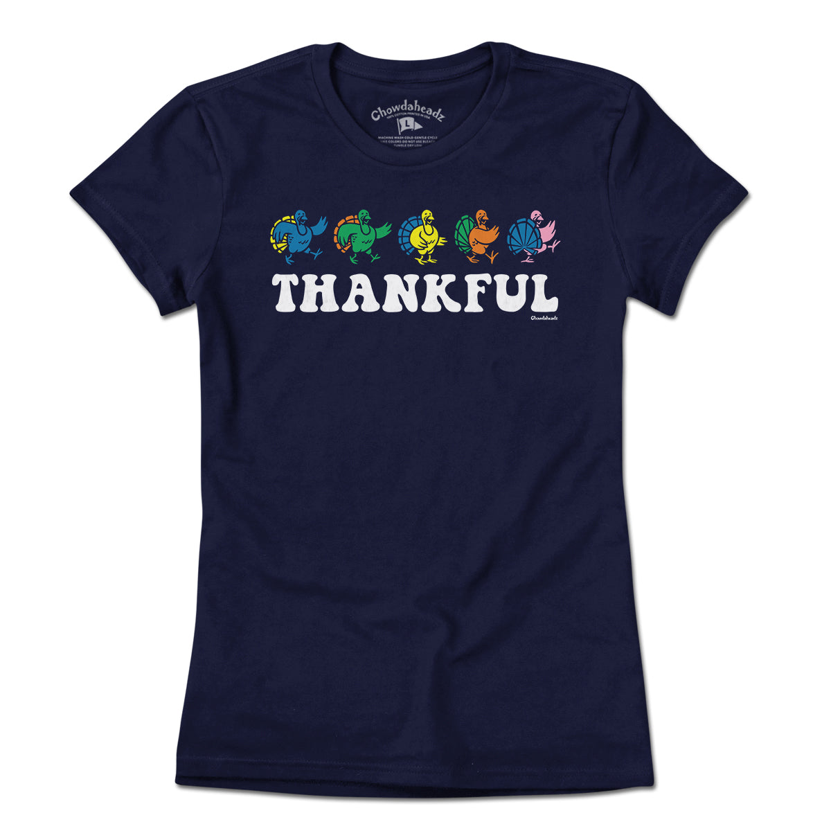 Thankful Dancing Turkeys T-Shirt - Chowdaheadz