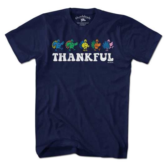 Thankful Dancing Turkeys T-Shirt - Chowdaheadz