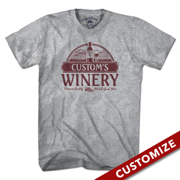 Custom Name's Winery T-Shirt - Chowdaheadz