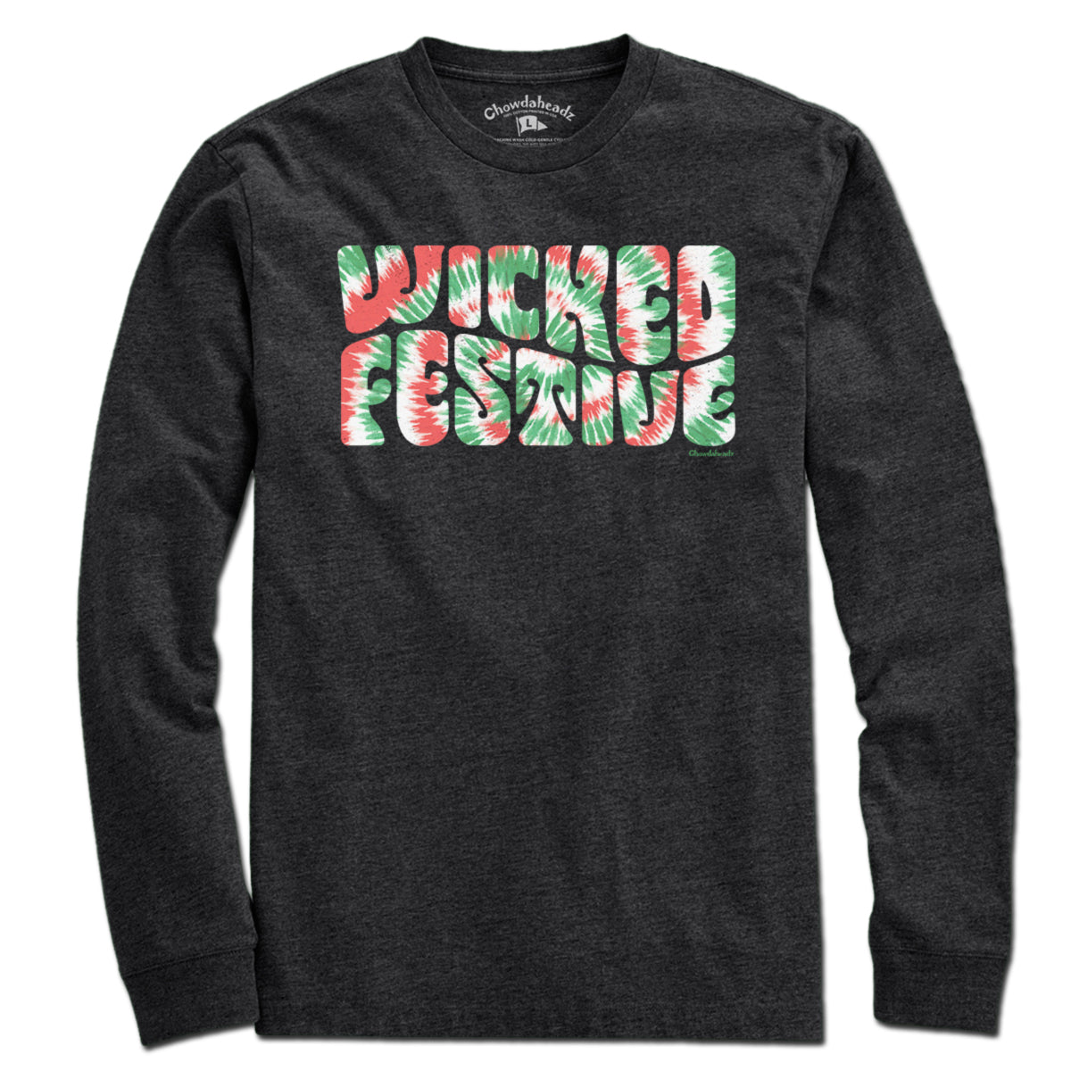 Wicked Festive Tie Dye T-Shirt - Chowdaheadz