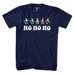 Ho Ho Ho Dancing Santas T-Shirt - Chowdaheadz