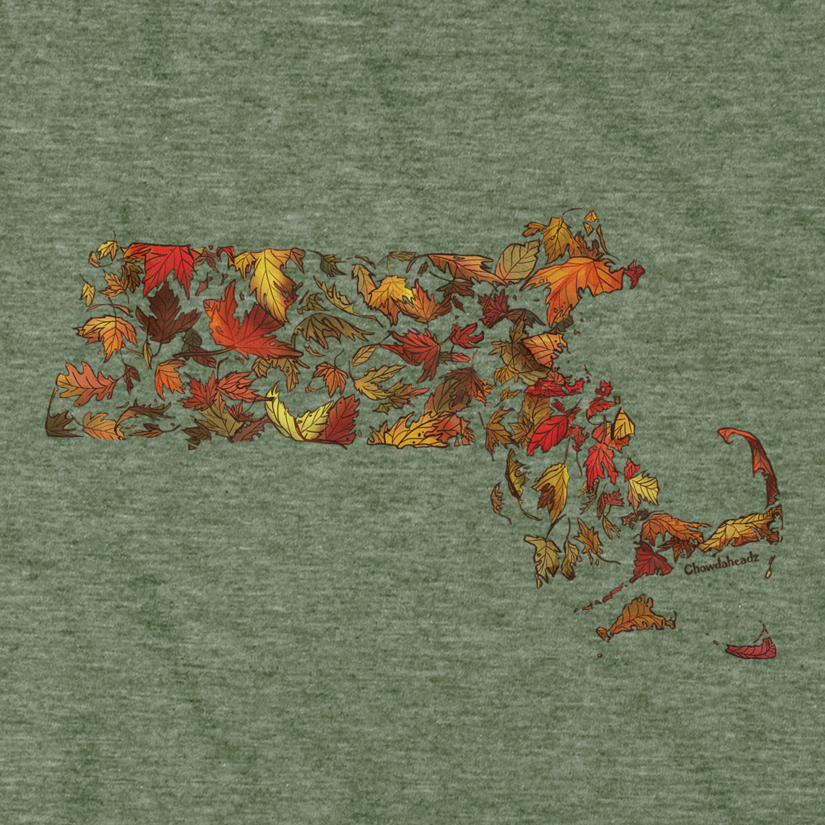 MA Foliage T-Shirt - Chowdaheadz