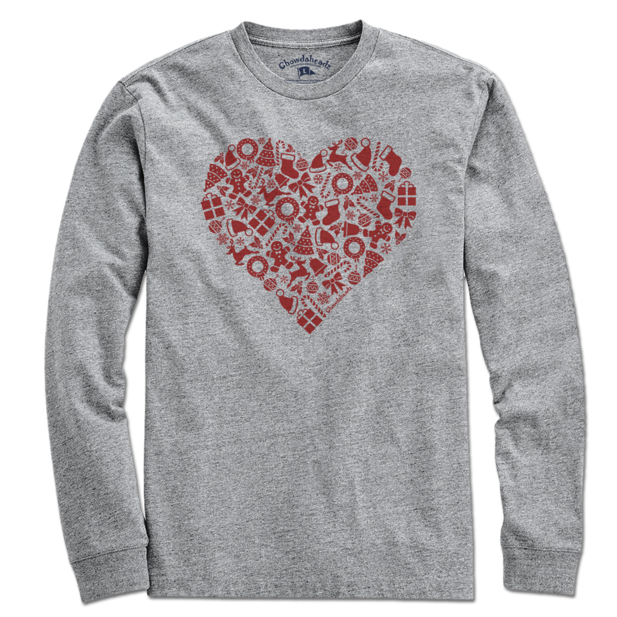 Christmas Icons Heart T-Shirt - Chowdaheadz