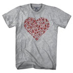 Christmas Icons Heart T-Shirt - Chowdaheadz