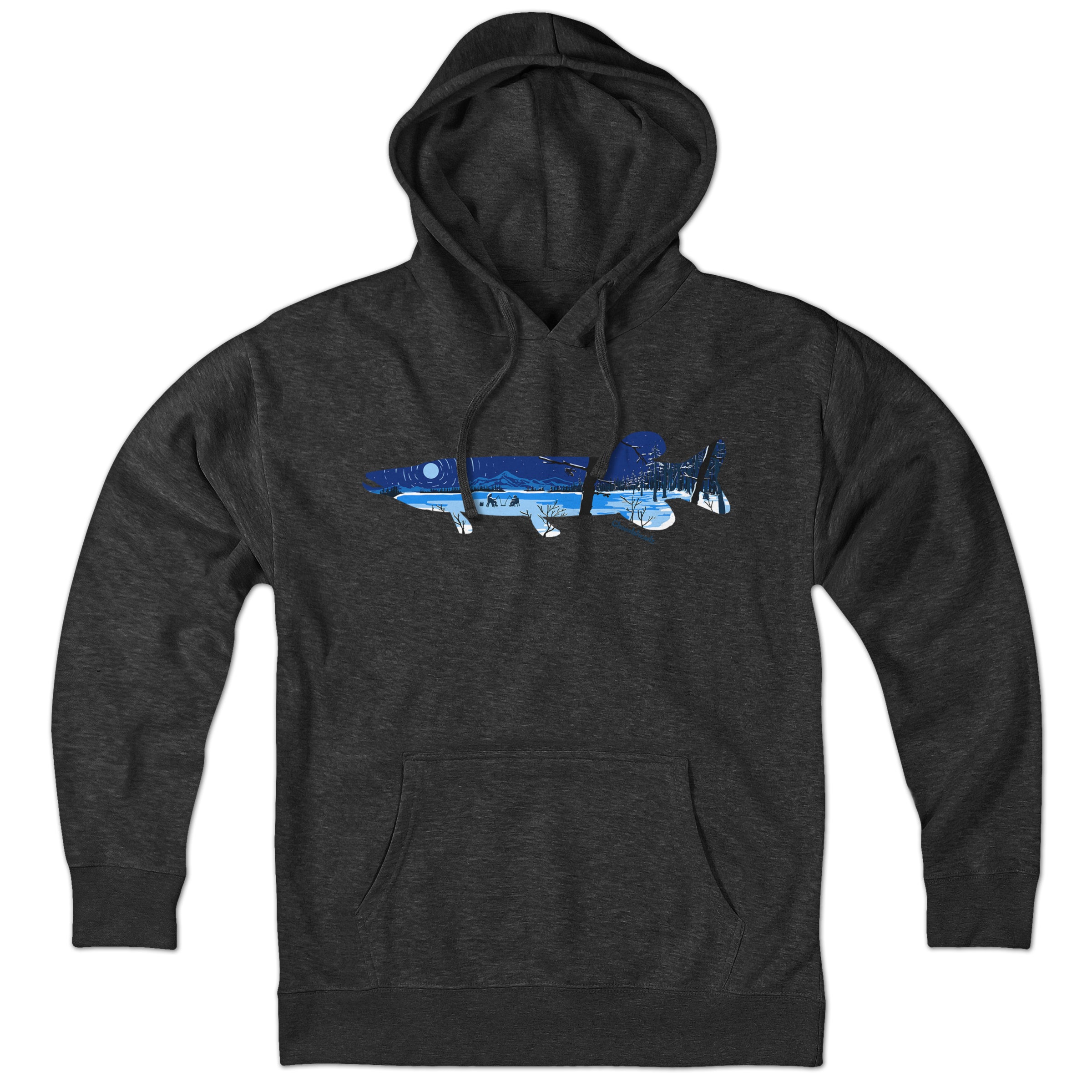 Pike Ice Fishing Hoodie - Chowdaheadz