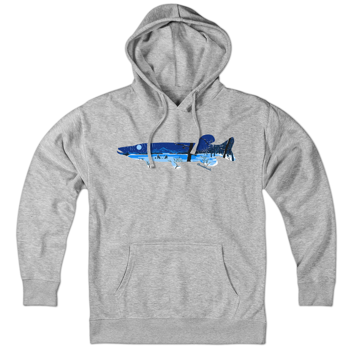Pike Ice Fishing Hoodie - Chowdaheadz
