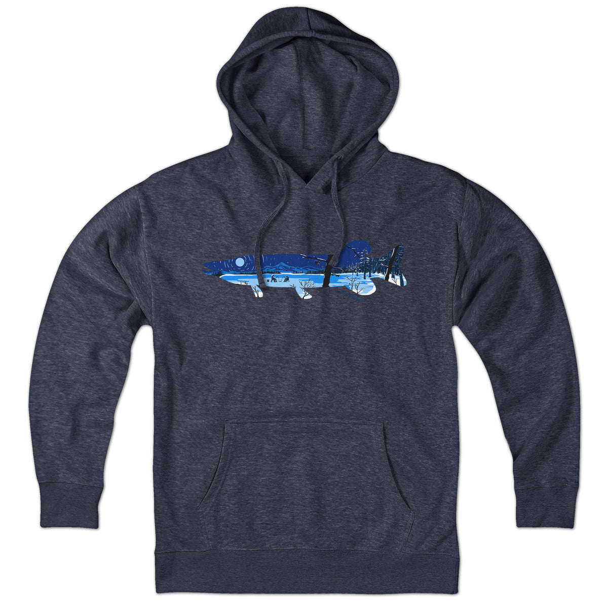 Pike Ice Fishing Hoodie - Chowdaheadz