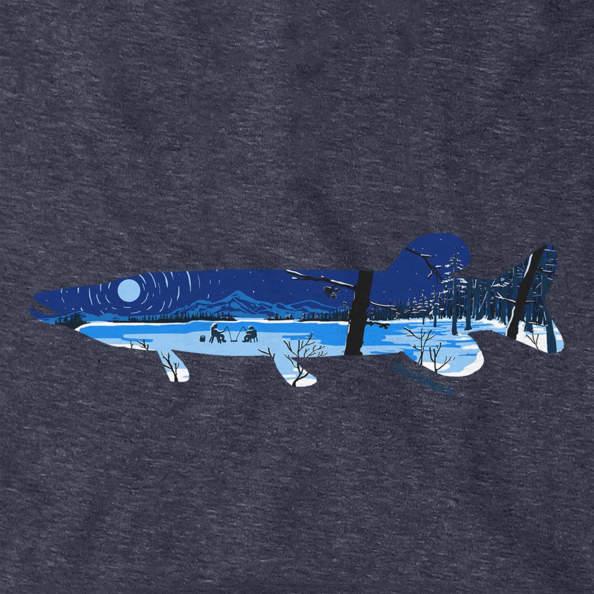 Pike Ice Fishing Hoodie - Chowdaheadz