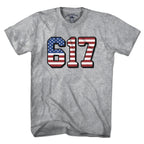Boston 617 USA T-Shirt - Chowdaheadz