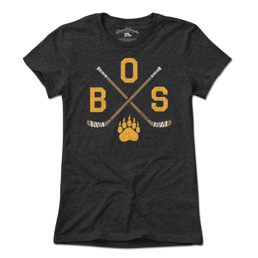 BOS Cross Sticks T-Shirt - Chowdaheadz
