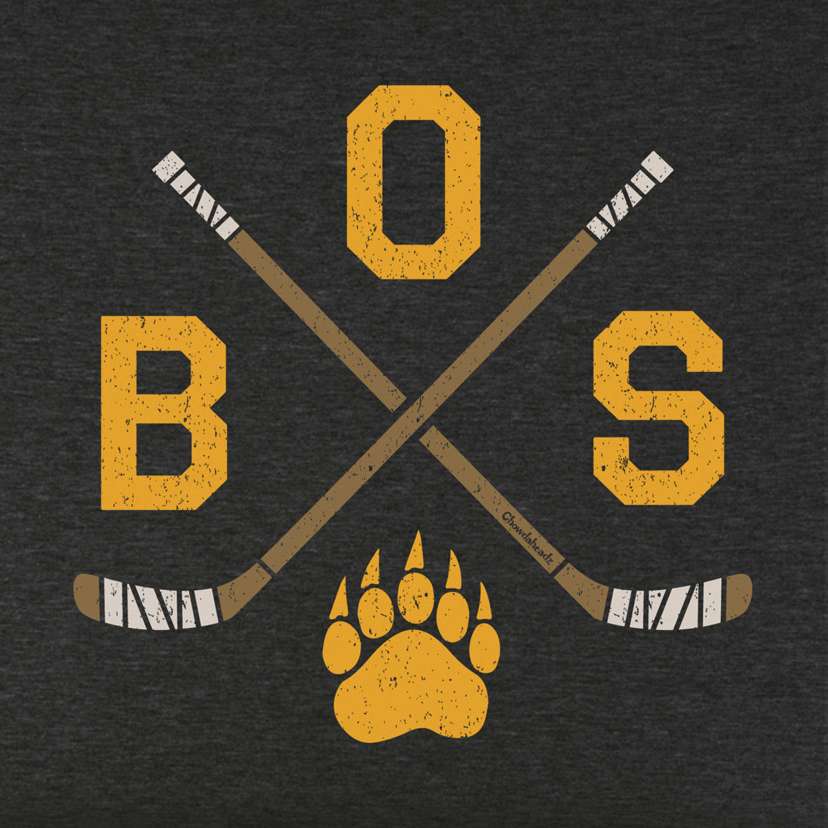 BOS Cross Sticks Youth Hoodie - Chowdaheadz