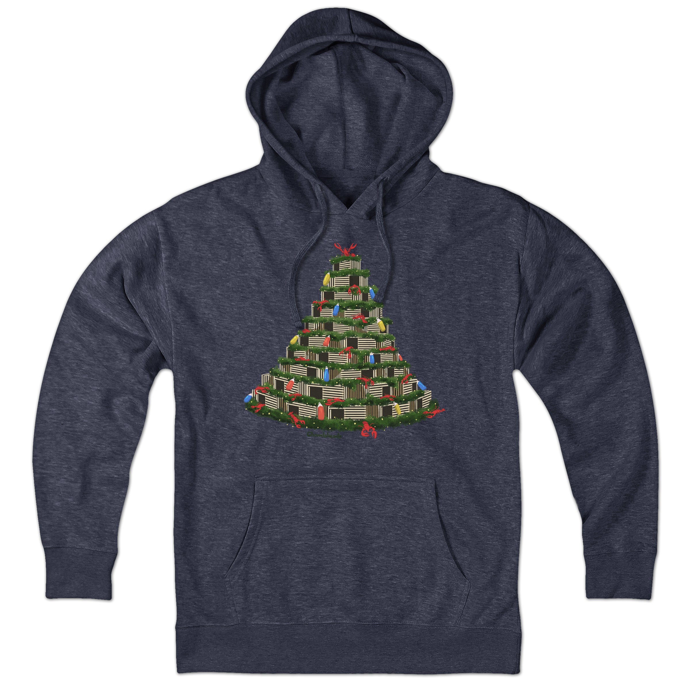 Lobster Trap Tree Hoodie - Chowdaheadz