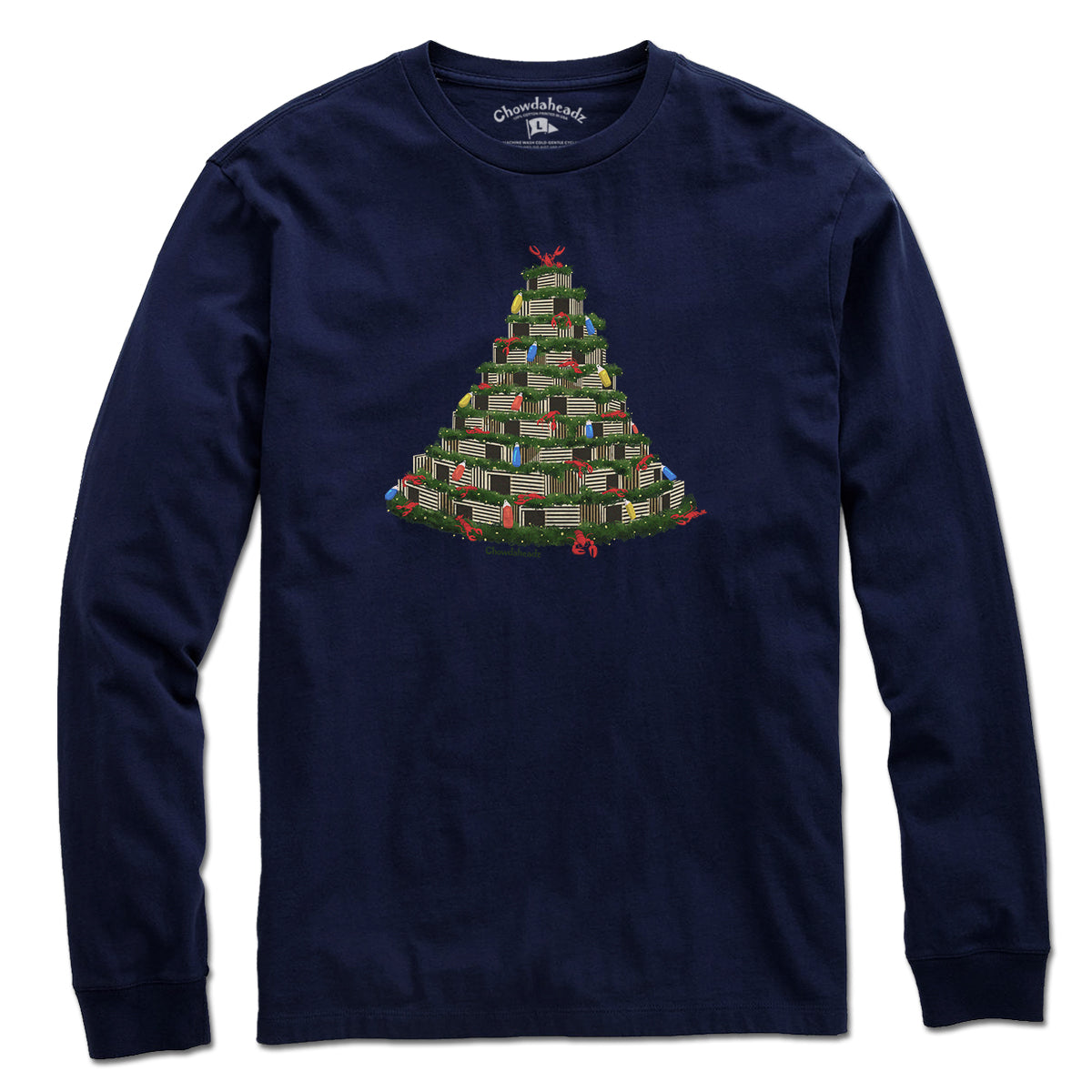Lobster Trap Tree T-Shirt - Chowdaheadz