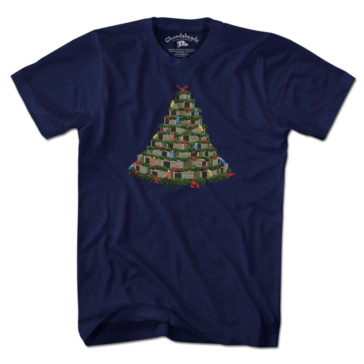 Lobster Trap Tree T-Shirt - Chowdaheadz