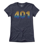 Rhode Island Retro Area Code T-Shirt - Chowdaheadz