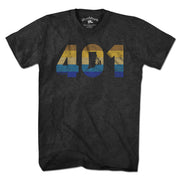 Rhode Island Retro Area Code T-Shirt - Chowdaheadz