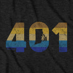 Rhode Island Retro Area Code T-Shirt - Chowdaheadz