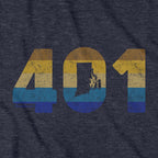 Rhode Island Retro Area Code T-Shirt - Chowdaheadz