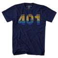 Rhode Island Retro Area Code T-Shirt - Chowdaheadz