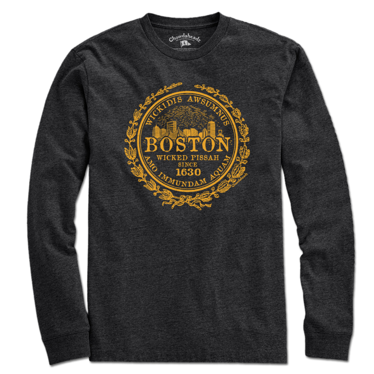 Boston City Seal T-Shirt - Chowdaheadz