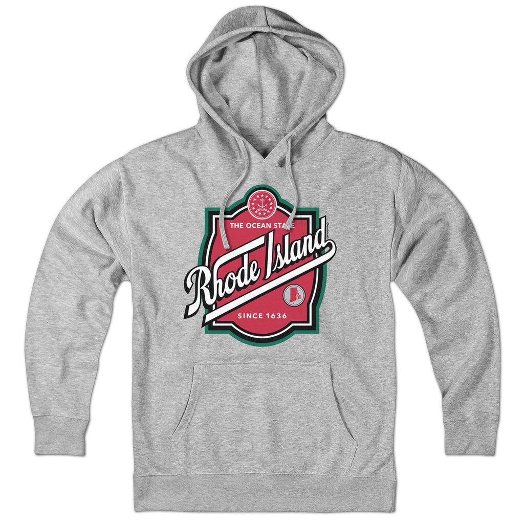 Rhode Island Label Hoodie - Chowdaheadz